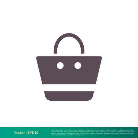Women Bag Icon Vector Logo Template Illustration Design. Editable Vector EPS 10.のイラスト素材