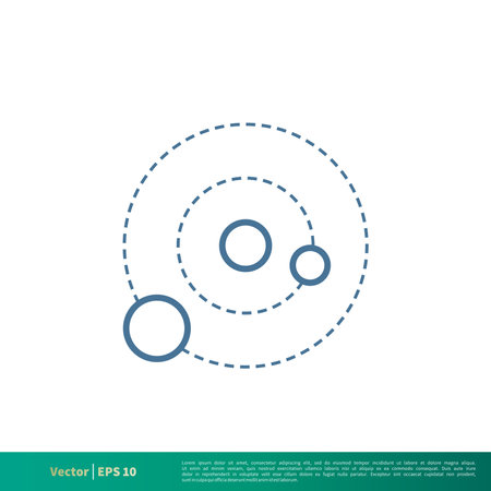 Galaxy Icon Vector Logo Template Illustration Design. Editable Vector EPS 10.のイラスト素材