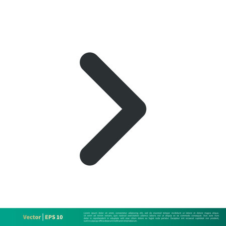 Next Arrow - UI Icon Vector Logo Template Illustration Design. Editable Vector EPS 10.のイラスト素材
