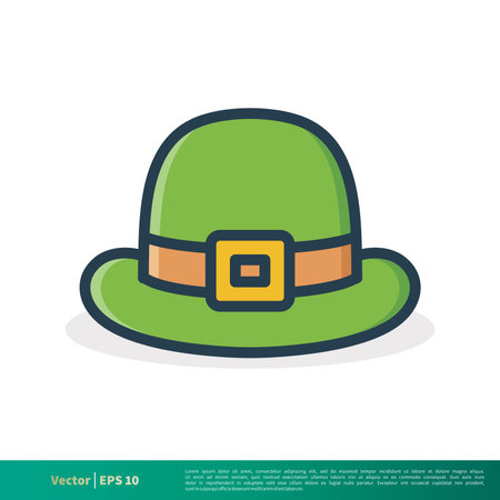 St. Patrick's Day Icon Vector Logo Template Illustration Design. Editable Vector EPS 10.のイラスト素材