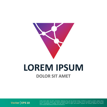 Atom Science Icon Vector Logo Template Illustration Design. Editable Vector EPS 10.のイラスト素材