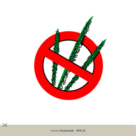 Pest Protection Vector Logo Template Illustration Design. Vector EPS 10.のイラスト素材