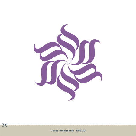 Star Ornamental Vector Logo Template Illustration Design. Vector EPS 10.のイラスト素材