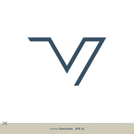 Letter V Logo Template Illustration Design. Vector EPS 10.のイラスト素材