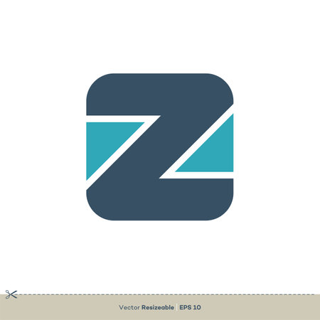 Letter Z Logo Template Illustration Design. Vector EPS 10.のイラスト素材