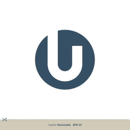 Letter U Logo Template Illustration Design. Vector EPS 10.のイラスト素材