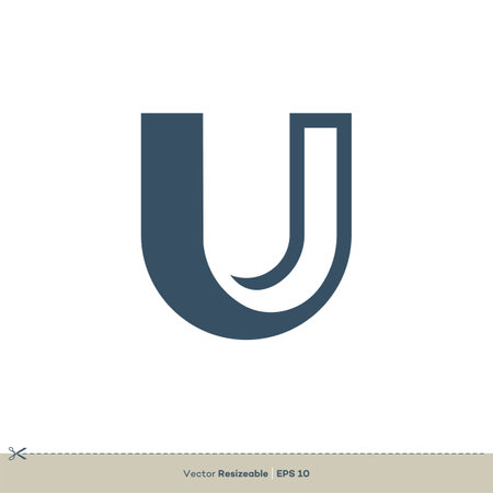 Letter U Logo Template Illustration Design. Vector EPS 10.のイラスト素材