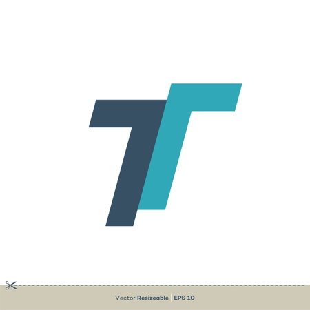 Letter T Logo Template Illustration Design. Vector EPS 10.のイラスト素材
