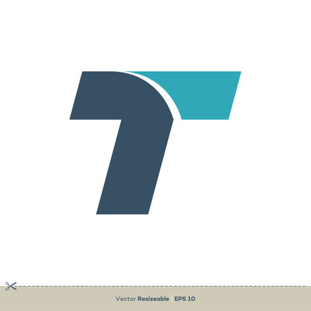 letter T logo template Illustration Design. Vector EPS 10.のイラスト素材