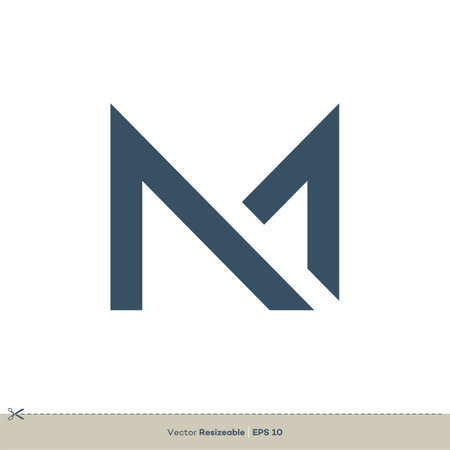 Letter M Logo Template Illustration Design. Vector EPS 10.のイラスト素材