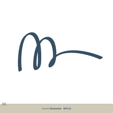 Letter M Logo Template Illustration Design. Vector EPS 10.のイラスト素材