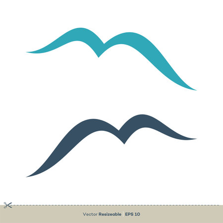 Letter M Logo Template Illustration Design. Vector EPS 10.のイラスト素材