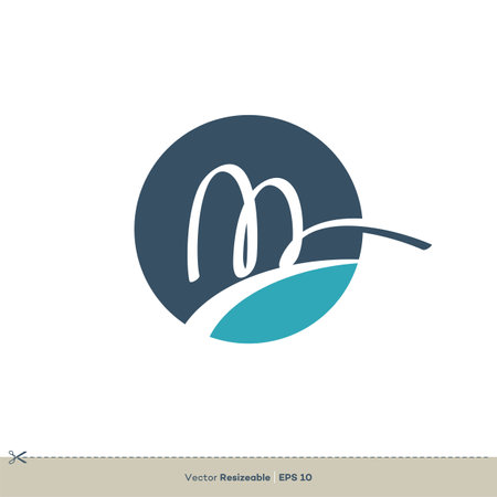 Letter M Logo Template Illustration Design. Vector EPS 10.のイラスト素材