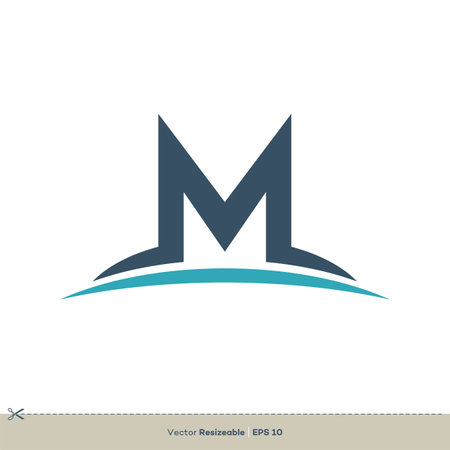 Letter M Logo Template Illustration Design. Vector EPS 10.のイラスト素材