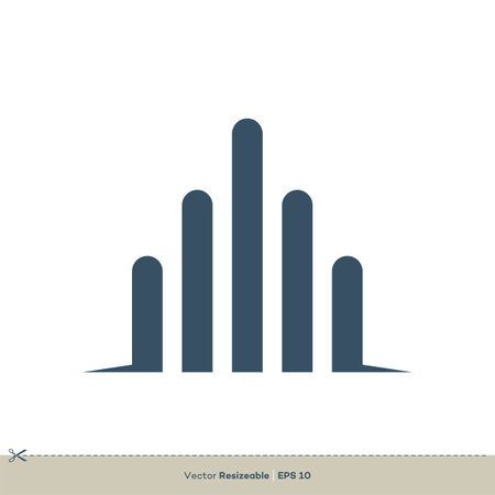 Tower Abstract Logo Template Illustration Designのイラスト素材