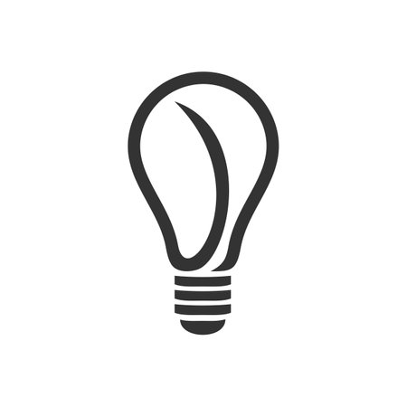 Light Bulb Lamp Logo Template Illustration Design. Vector EPS 10.のイラスト素材