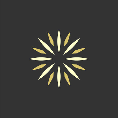 Circle Decorative Flower Logo Template Illustration Design. Vector EPS 10.のイラスト素材