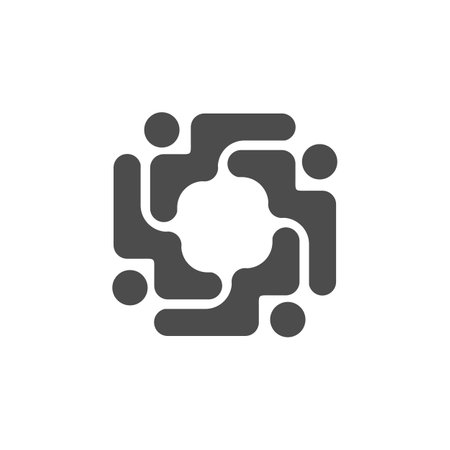 Abstract Human Shape Cross logo Template Illustration Design. Vector EPS 10.のイラスト素材