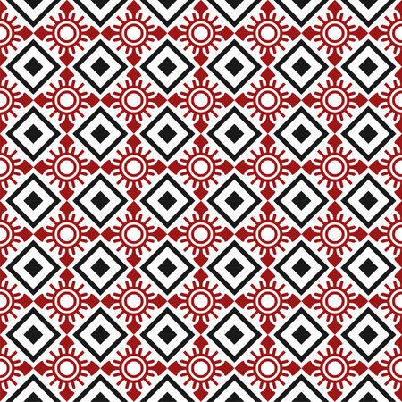 Seamless Pattern Background Ornamental Illustration Design. Vector EPS 10.のイラスト素材