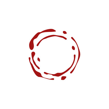 Abstract Wine Splash Logo Template Illustration Design. Vector EPS 10.のイラスト素材