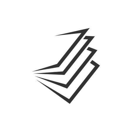 Stack of Paper Money Logo Template Illustration Design. Vector EPS 10.のイラスト素材