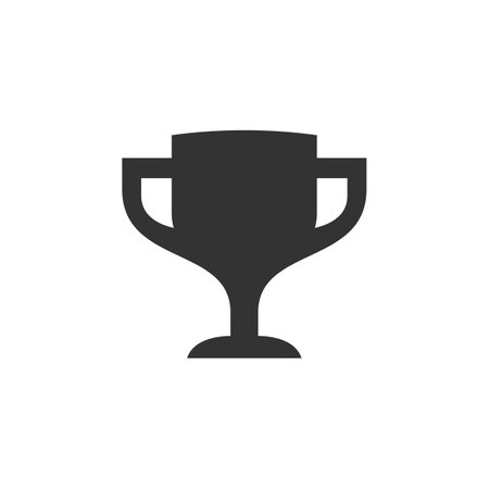 Trophy vector Logo Template Illustration Design. Vector EPS 10.のイラスト素材