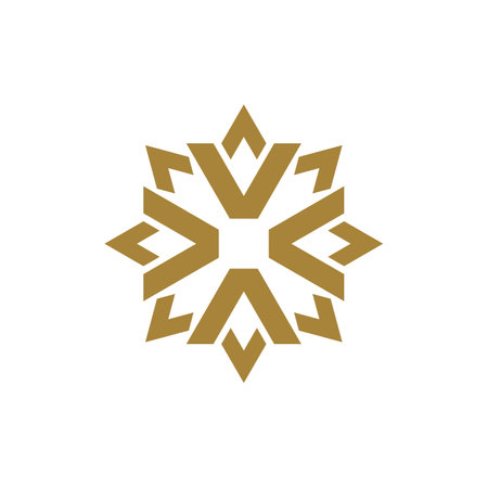 V Letter Decorative Logo Template Illustration Design. Vector EPS 10.のイラスト素材