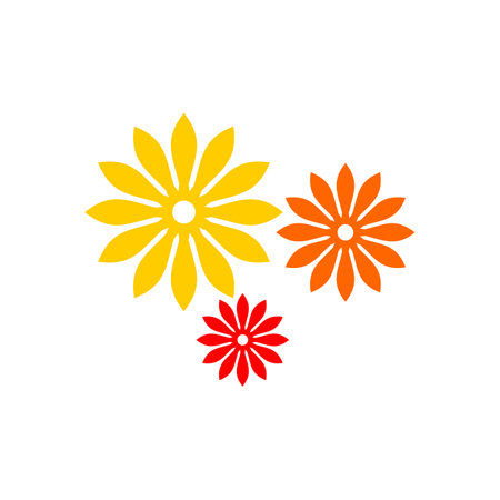 Ornamental Flower Logo Template Illustration Design. Vector EPS 10.のイラスト素材