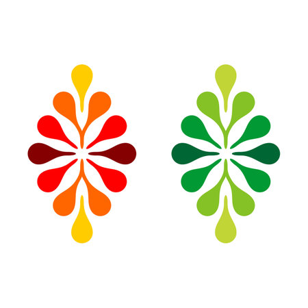 Abstract Flower vector Logo Template Illustration Design. Vector EPS 10.のイラスト素材