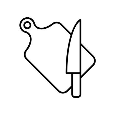 Cutting Board Icon Vector Design Illustrationのイラスト素材