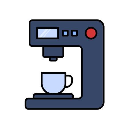 Coffee Maker Icon Vector Designのイラスト素材