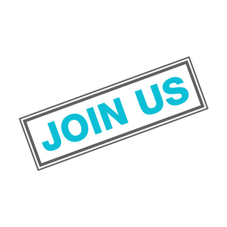 Join Us Letter Rubber Stamp Templateのイラスト素材