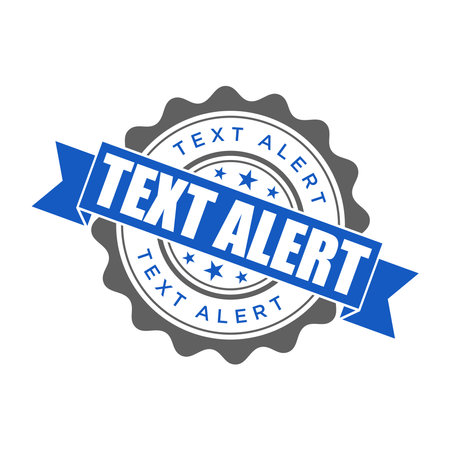 Text Alert Rubber Stamp Vector Templateのイラスト素材