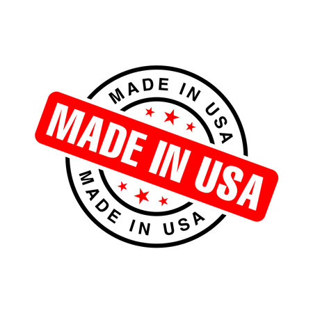 Made in USA Rubber Stamp Vector Templateのイラスト素材