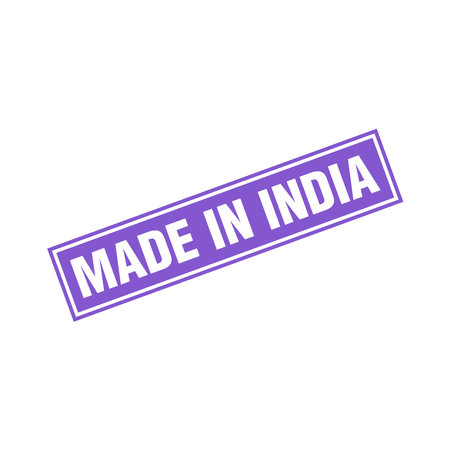 Made in India Rubber Stamp Vector Templateのイラスト素材