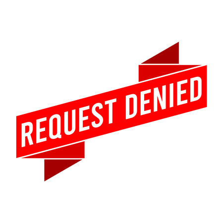 Request Denied Letter Rubber Stamp Vector Design Templateのイラスト素材