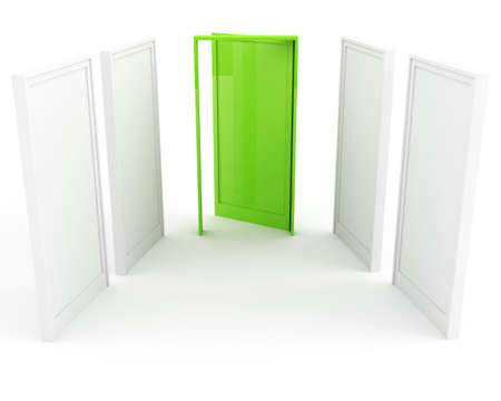 green door to successの写真素材