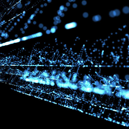 blue abstract neon technological background
