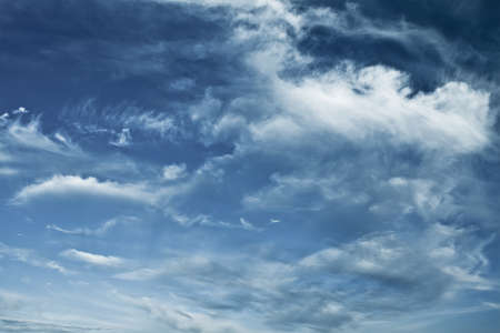 blue sky with beautiful clouds texture
