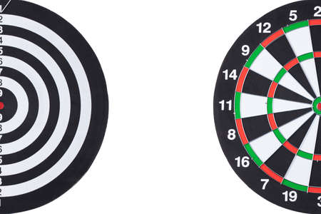 dartboard background with white copy spaceの写真素材