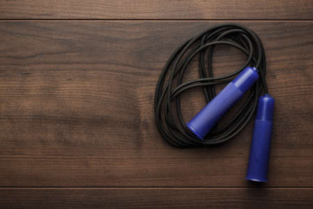 skipping rope for an exercise on the table