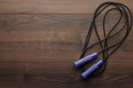 skipping rope for an exercise on the table