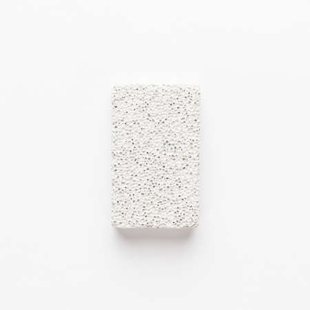 pumice-stone on the white background. not isolatedの写真素材