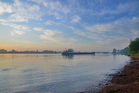 The Neva River, Izhoraの写真素材