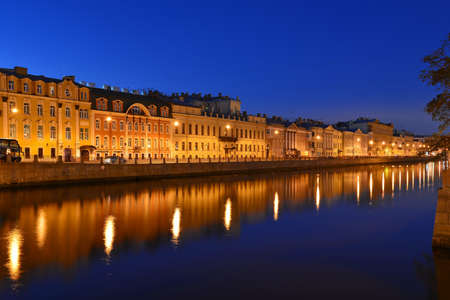 St  Petersburg, Fontanka riverの写真素材