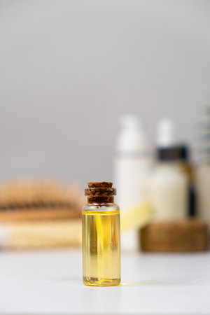 Natural essential oil for facial skin and hair care.の写真素材