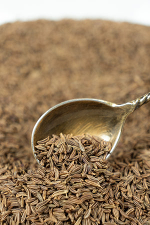 Whole Cumin Seeds Aromatic Natural Spice.