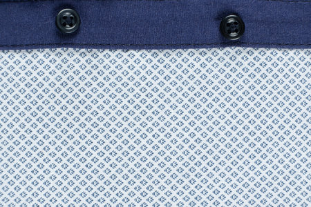 Natural Cotton clothing, buttons on shirt.の写真素材