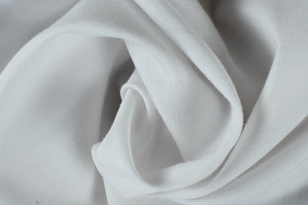 Macro texture cotton and polyester fabric top viewの写真素材