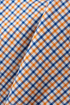 Macro texture of a fabric consisting of one hundred percent cottonの写真素材